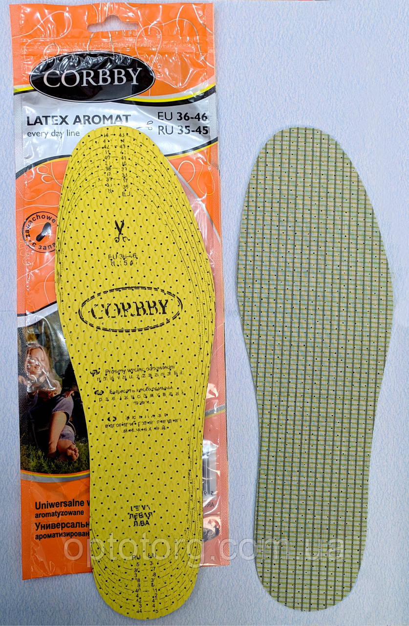 Устілка ароматизовані з латексної піни Latex Aromat Corbby