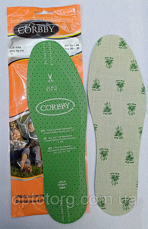 Устілка з екстрактом алое вера універсальні Corbby, фото 1