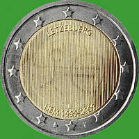 Люксембург 2 євро 2009 р. 10 років Економного та валютного союзу. UNC
