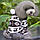 Флисовый комбинезон для собак «Олени», коричневый, одежда для собак из флиса для мелких, средних пород, фото 7