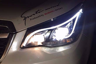 Тюнінг фари Subaru Forester 2012-2015 г.в. стиль Мерседес