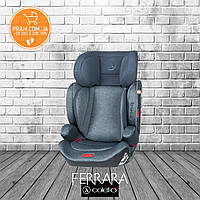 COLETTO FERRARA ISOFIX автокрісло групи 2-3 (15-36 кг) Grafit Темно-сірий Синій