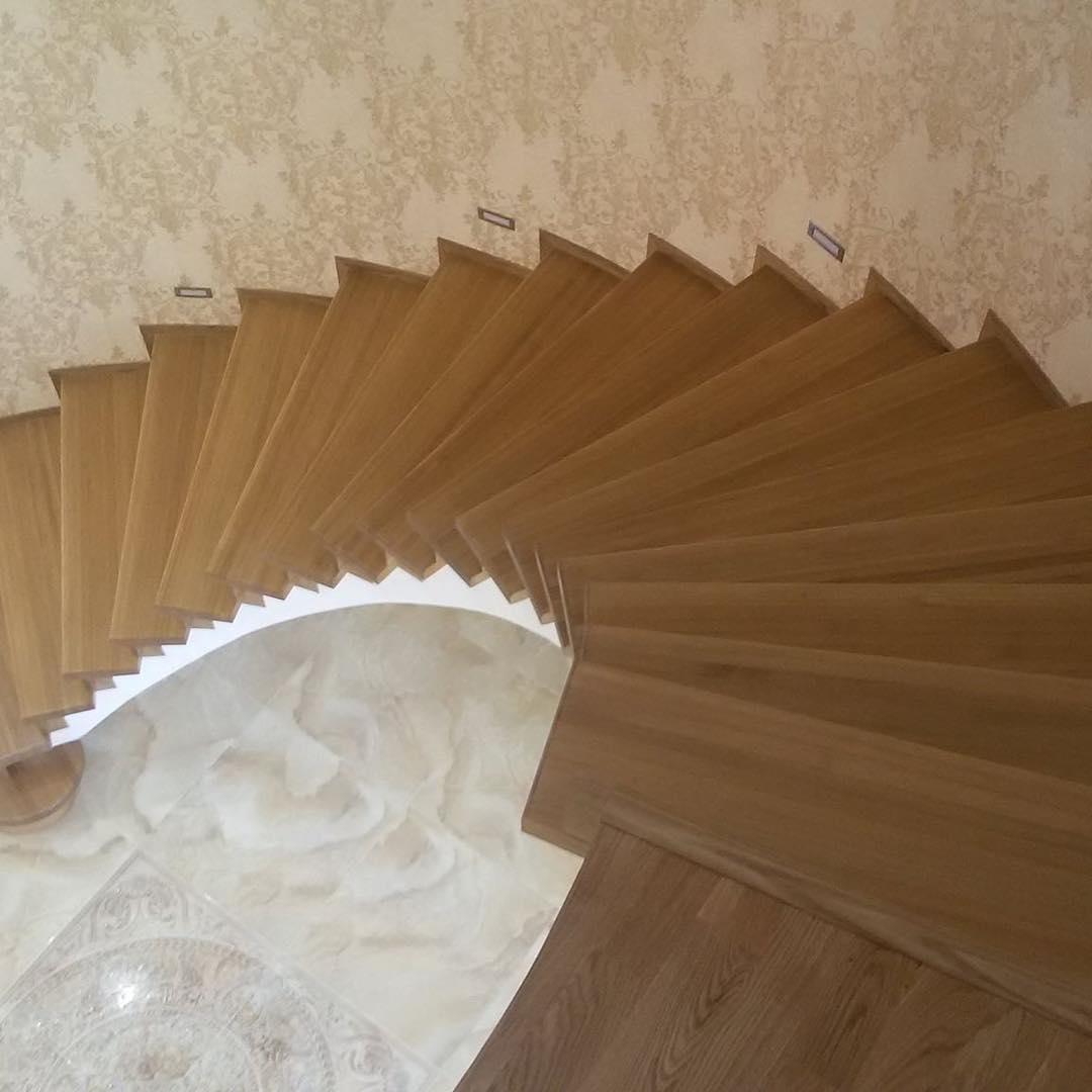 Ступени из массива Лиственницы для лестницы деревянной - фото 4 - id-p1016129239