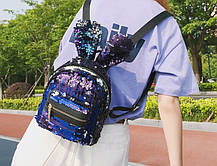 Рюкзак із паєтками та вушками Кролика, фото 5