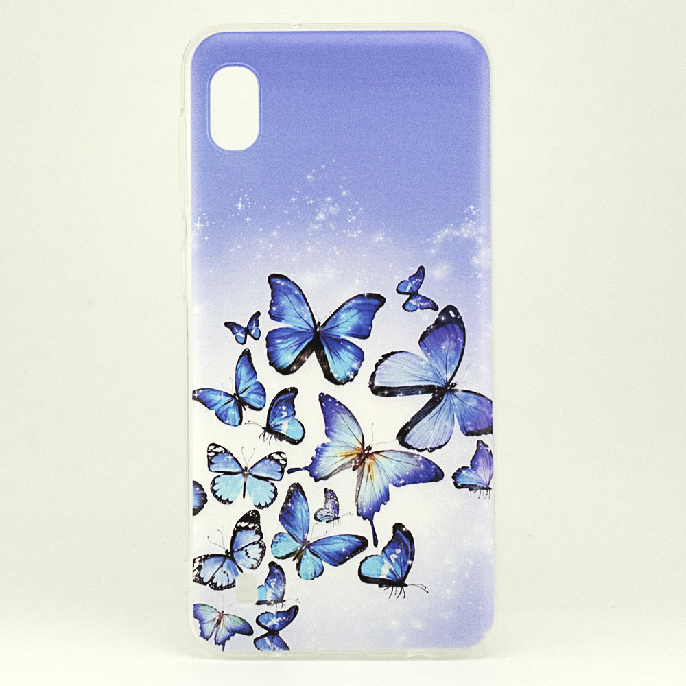 Чохол Print для Samsung Galaxy A10 2019 / A105F силіконовий бампер Butterflies Blue