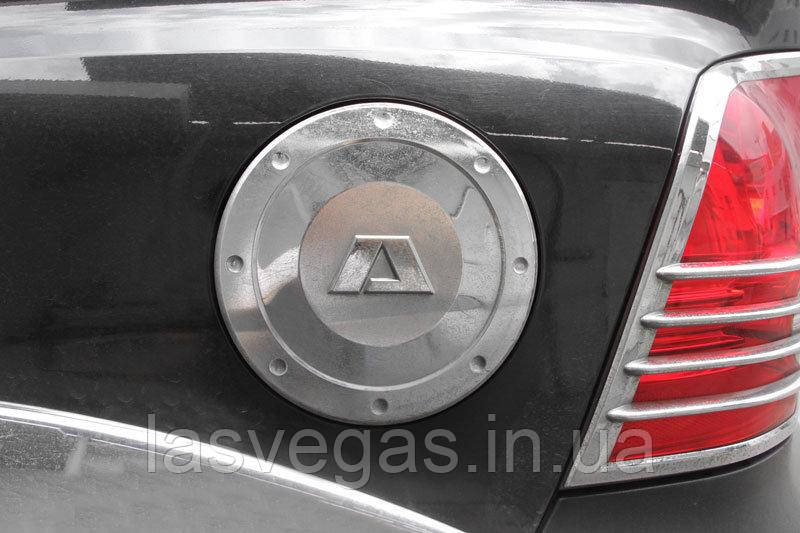Хром-накладки на лючок бензобака SSANGYONG Actyon 2006-