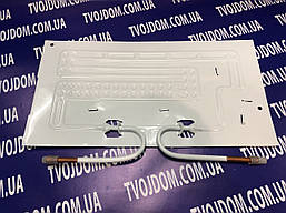 Випарник плаче, два патрубковий, струбки 200 мм.+200 мм. діаметром 8 мм. розмір випарника 400 мм.*200 мм.