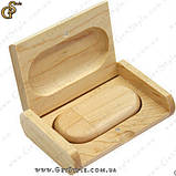 Дерев'яна екофлешка — "Wood Flash" — на 16 Gb, фото 2