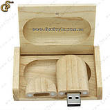 Дерев'яна екофлешка — "Wood Flash" — на 16 Gb, фото 3