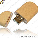 Дерев'яна екофлешка — "Wood Flash" — на 16 Gb, фото 4