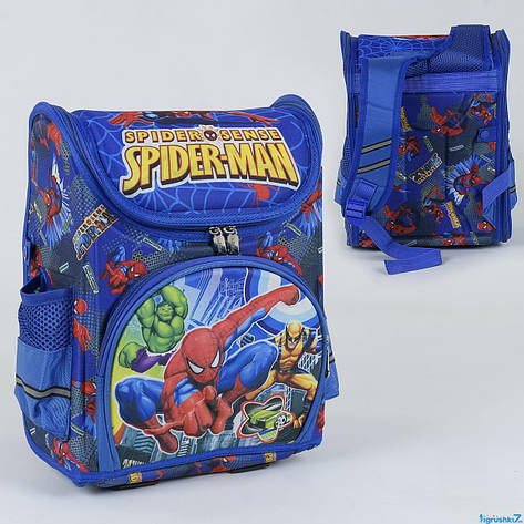 Каркасний рюкзак для хлопчика Людина Павук, фото 1