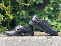 Туфлі дитячі шкіряні чорні (28-32 розміри) 0036УКМ