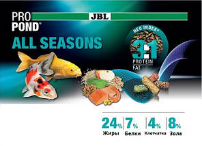 Корм для ставкових риб JBL ProPond All Seasons М (5,8 кг) 32 літри, фото 3