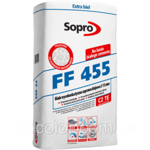 Sopro FF 455 – Еластичний білий клейовий склад, 5 кг