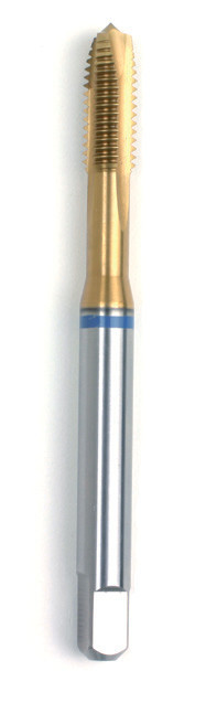 Машинний мітчик DIN 371 (2184-1) 6H HSSE-TIN Form B Голубе кільце M5  GSR Німеччина, фото 1