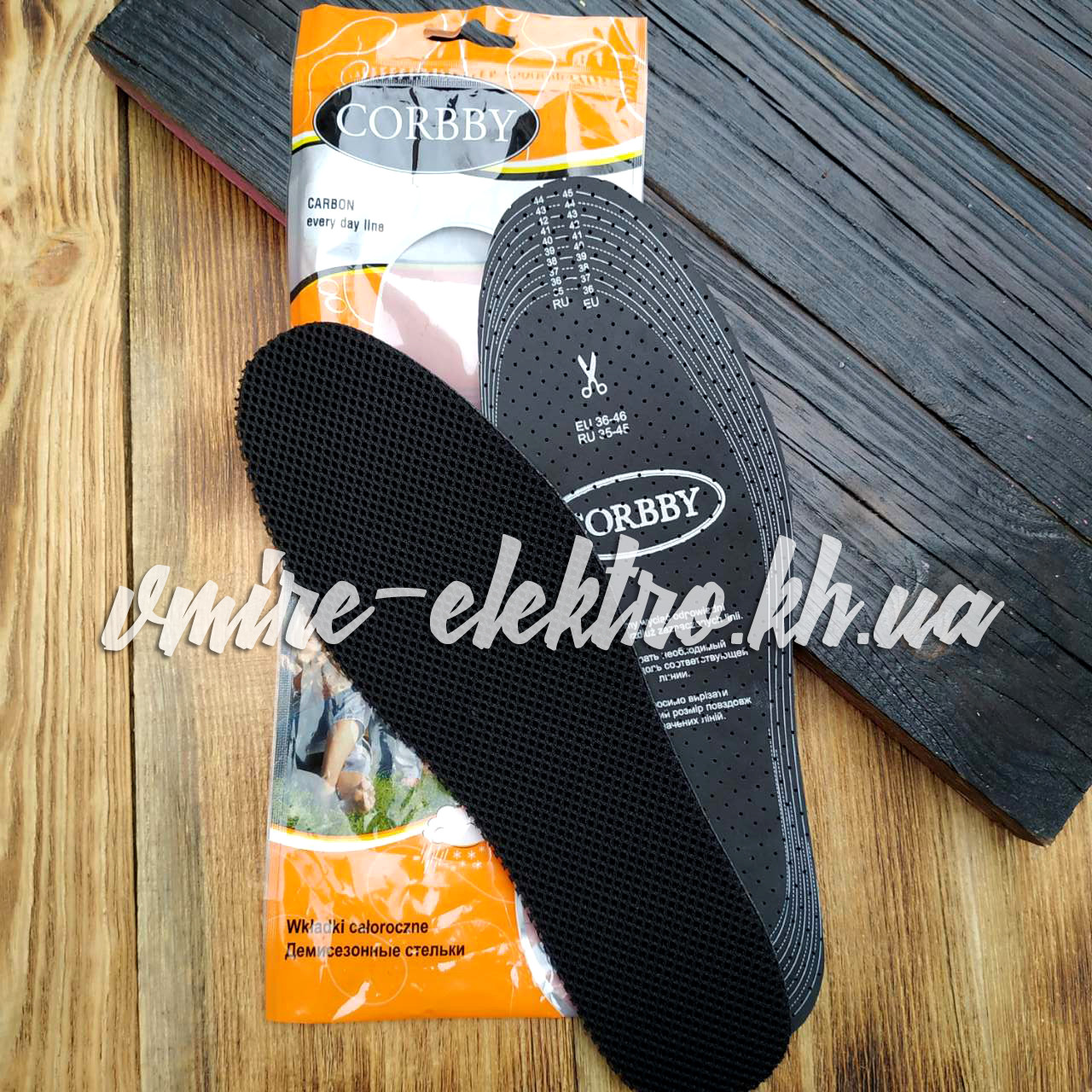 Устілки універсальні з мембранної тканиною Corbby Carbon 35-45