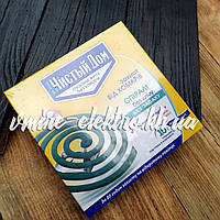 Спіралі від комарів Чистий Будинок без диму і запаху 10 шт