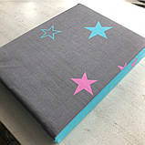 Комплект постільної білизни двоспальна євро 200*220 (11702) бязь Ранфорс, фото 3