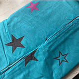 Комплект постільної білизни двоспальна євро 200*220 (11702) бязь Ранфорс, фото 6