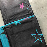 Комплект постільної білизни двоспальна євро 200*220 (11702) бязь Ранфорс, фото 7