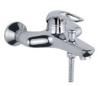 Змішувач для ванни короткий гусак Haiba Cosmos 009