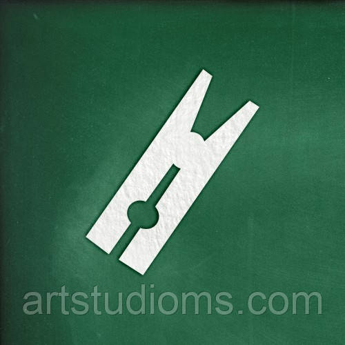 Чипборд "Прищіпка закрита"