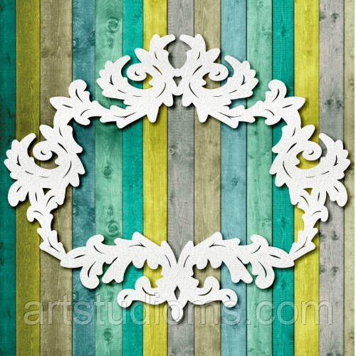 Чипборд "Вінтажна рамка 2"