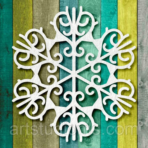 Чипборд "Сніжинка"