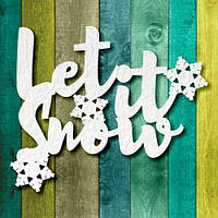 Чипборд "Let it go"