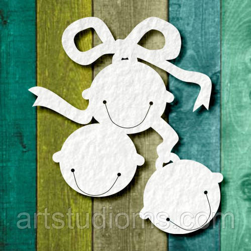 Чипборд "Ялинкові іграшки 3"