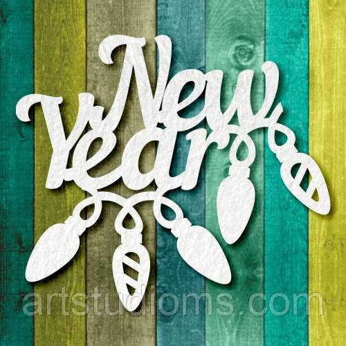 Чипборд "New year"