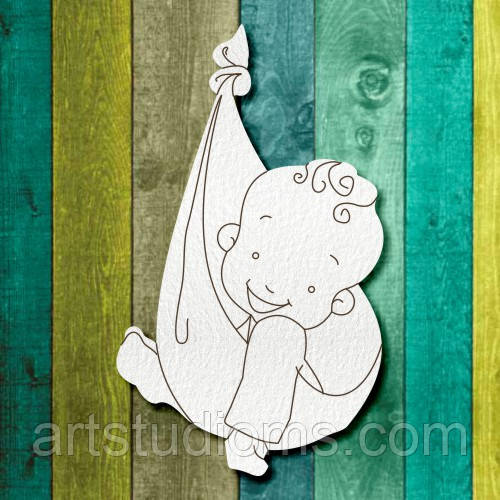 Чипборд "Маля в слінгу"