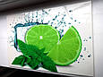 Фотоплитка 3D для кухні — лайми — 30х60, фото 2