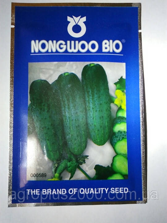 Насіння Огірок самозапильний Аристократ F1, 500 насінин NongWoo Bio