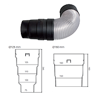 Редукция и соединение VIRTUM 160 мм