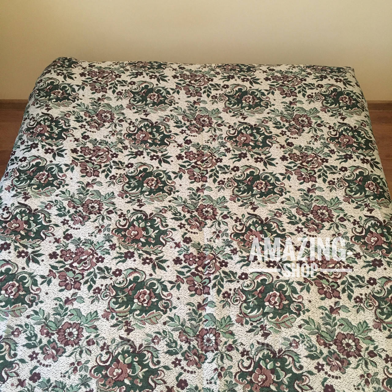 Гобеленове покривало — плед. Капа. Напівторка. Бавовна. Розмір 150х200 см. (будинок, пляж, пікнік), фото 1