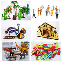 Обладнання та фігурки для пісочної терапії