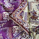 Гобеленове покривало — плед. Капа. Напівторка.  Бавовна. Розмір 150х200 см. (будинок, пляж, пікнік), фото 5