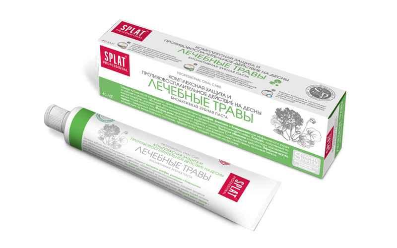 Зубная паста SPLAT "Лечебные травы" (40мл.) от интернет-магазина "Мойдодыр"