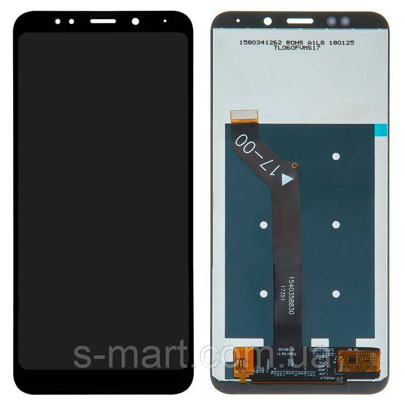 Дисплей (модуль) для Xiaomi Redmi 5 Plus экран и сенсор, черный высокого качества - фото 1 - id-p1016254918