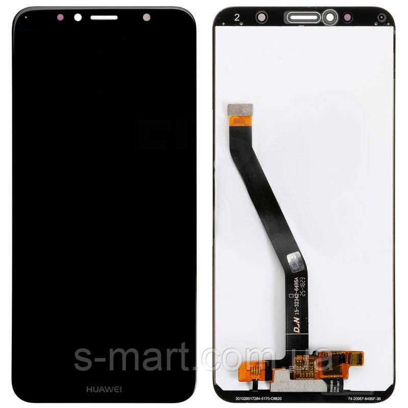 Дисплей (модуль) для Huawei Y6 2018 экран и сенсор, черный - фото 1 - id-p1016254937
