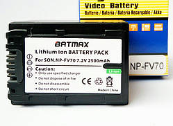 Акумулятор батареї Batmax NP-FV70 2500мА для Sony сумісна з NP-FV30 NP-FV50 NP-FV100 ( Batmax NP-FV70 )