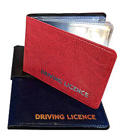 Обкладинка мінібітичного посвідчення Driving Licence з екошкіри