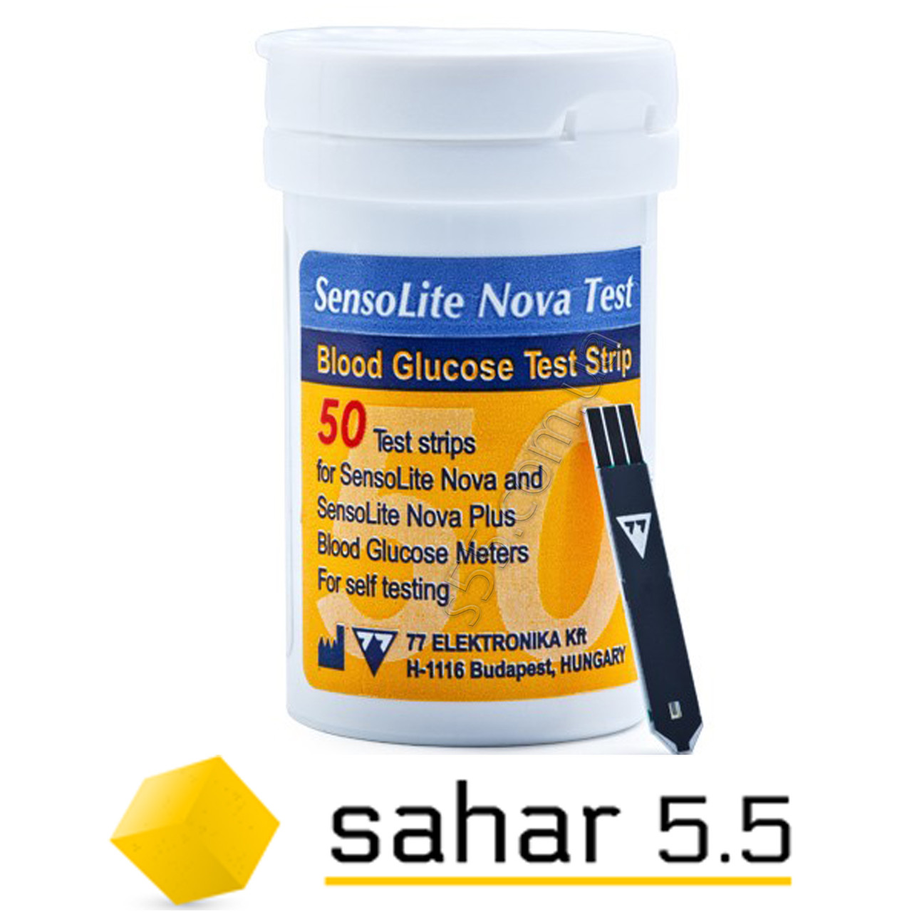 Тест полоски для глюкометра SensoLite Nova Test - Сенсолайт Нова 50шт ...