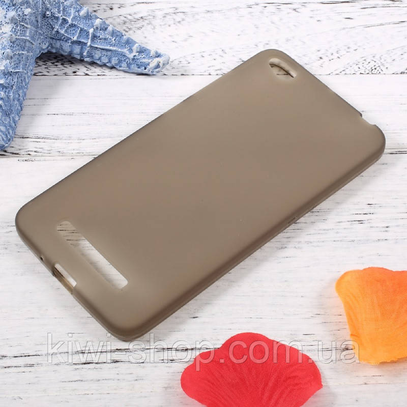 Сірий чохол бампер для Xiaomi redmi 4a — матовий tpu