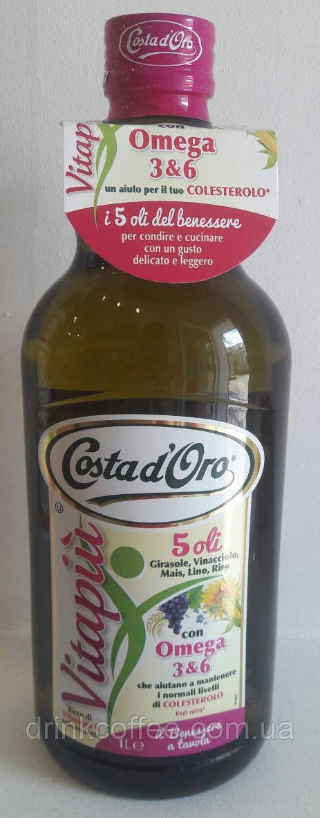 Олія 5 в 1 Costa d'Oro Vitapiu Італія 0,75 л