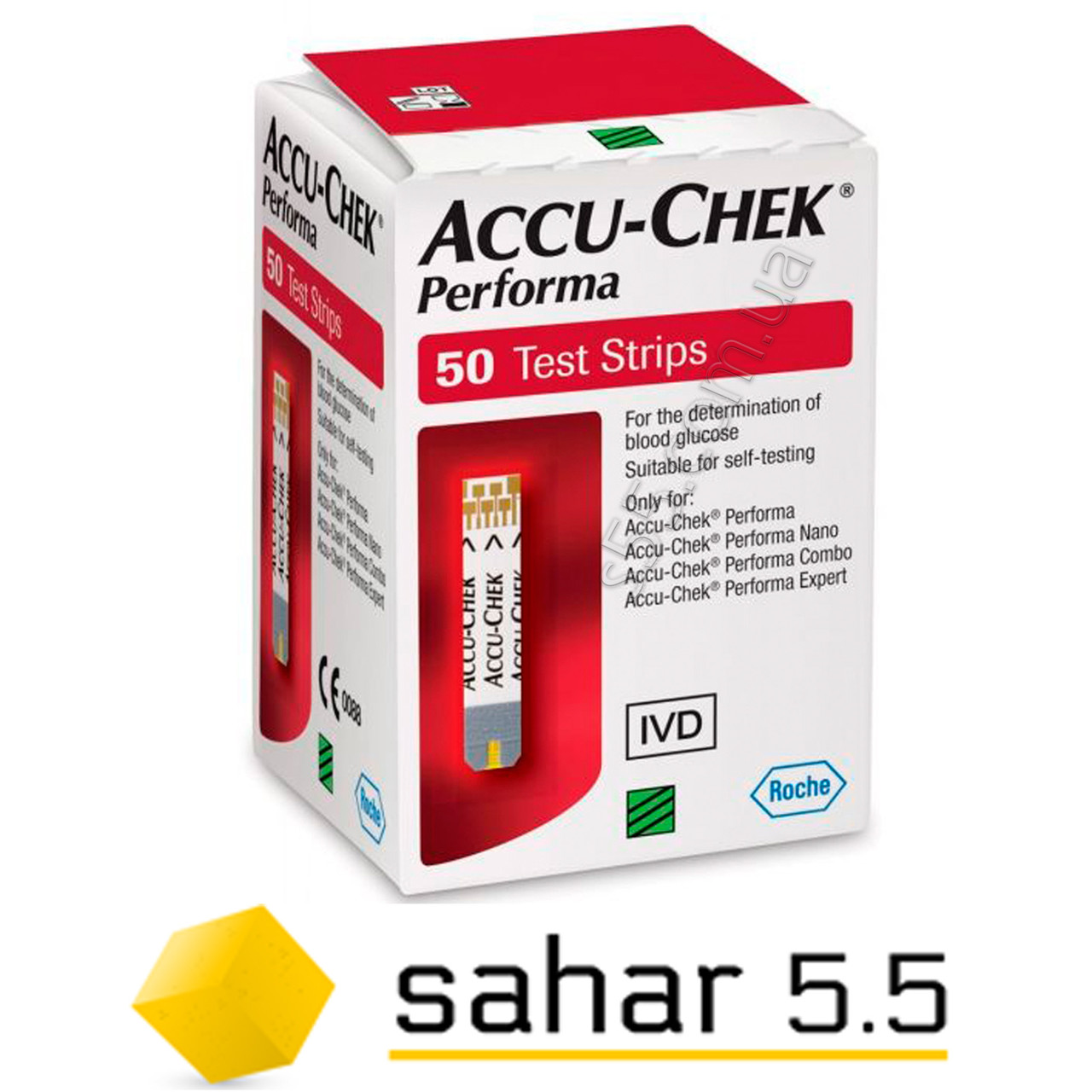 Тест-смужки Акку Чек Перформа 50шт. - Accu Chek Performa №50