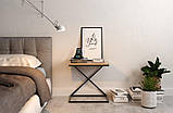 Приставний столик лофт 50*30*55 см. "Чунцин" LNK, фото 2