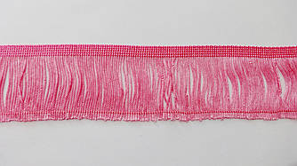 Бахрома оздоблювальна 5 см рожева "Лапша"