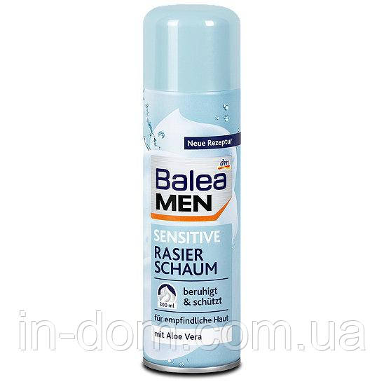 Balea MEN Rasierschaum Sensitive чоловіча піна для гоління для чутливої шкіри 300 мл